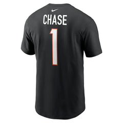 Nike Ja'Marr Chase Cincinnati Bengals Player Name & Number T-Shirt Black