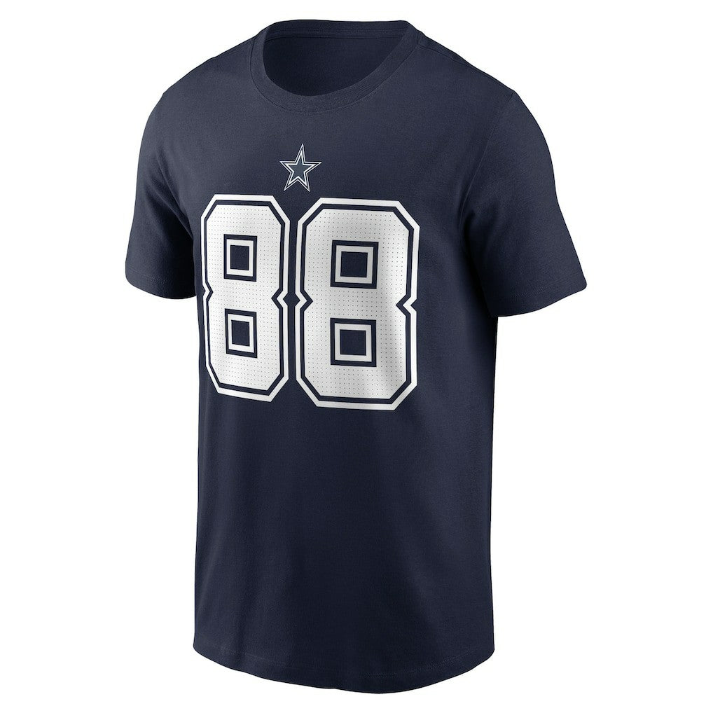 Nike CeeDee Lamb Dallas Cowboys Player Name & Number T-Shirt Navy