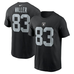 Nike Darren Waller Las Vegas Raiders Player Name & Number T-Shirt Black