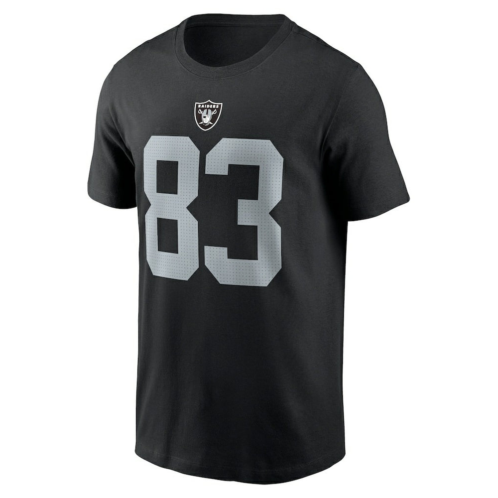 Nike Darren Waller Las Vegas Raiders Player Name & Number T-Shirt Black