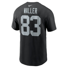 Nike Darren Waller Las Vegas Raiders Player Name & Number T-Shirt Black