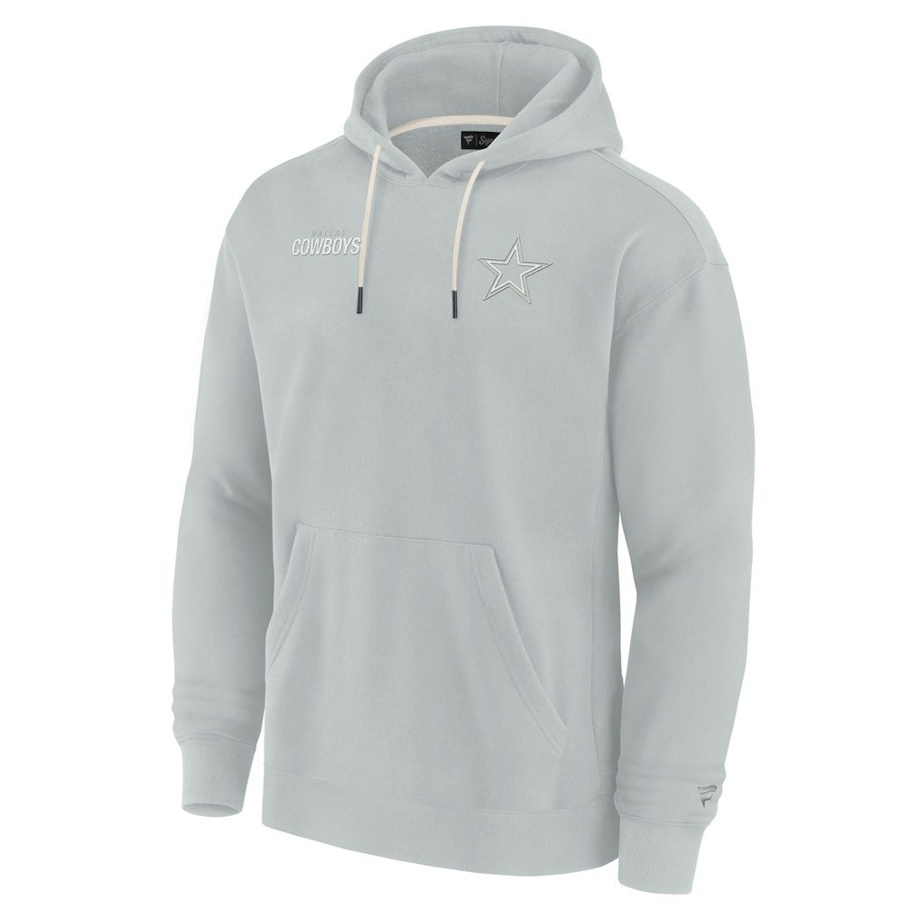 Fanatics Dallas Cowboys Unisex Elements Super Soft Fleece Pullover Hoodie Gray