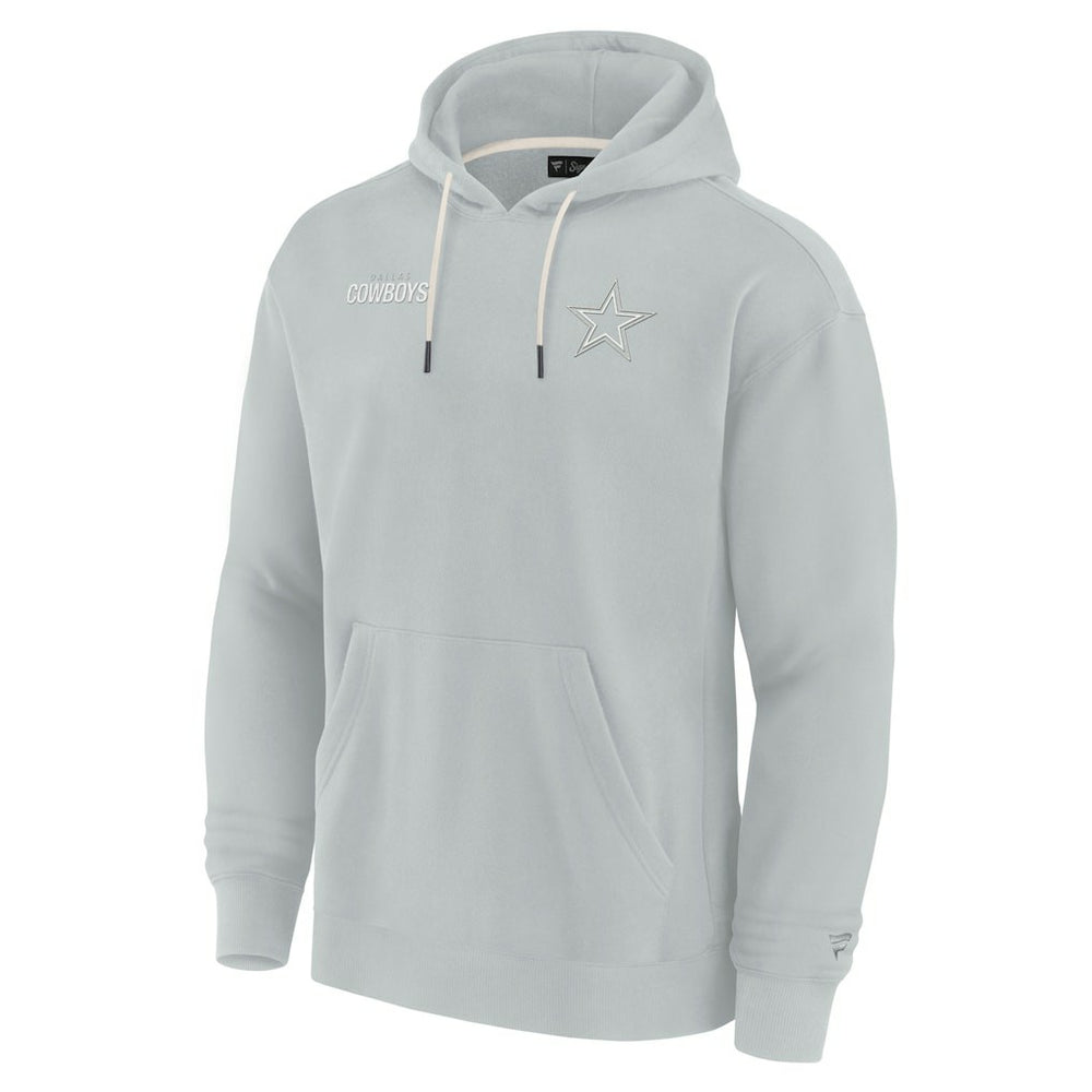 Fanatics Dallas Cowboys Unisex Elements Super Soft Fleece Pullover Hoodie Gray