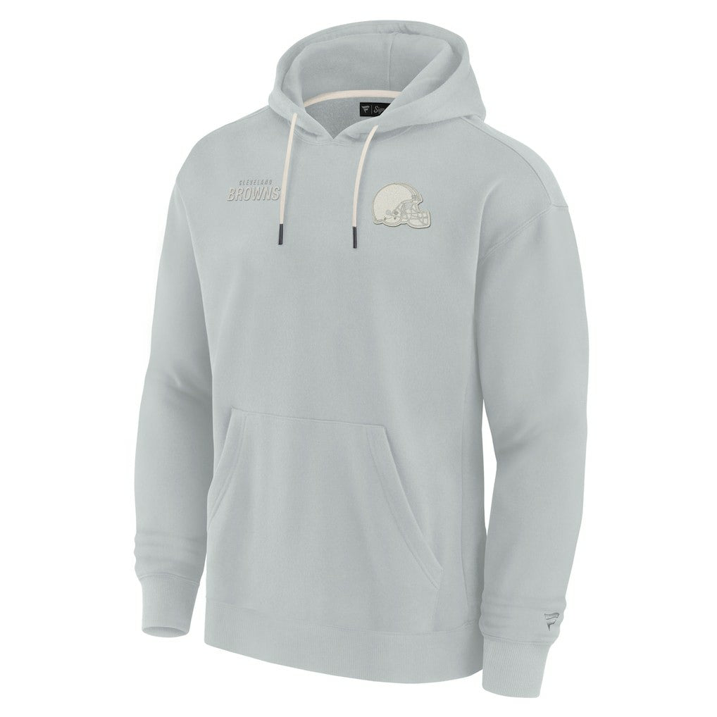 Fanatics Cleveland Browns Unisex Elements Super Soft Fleece Pullover Hoodie Gray