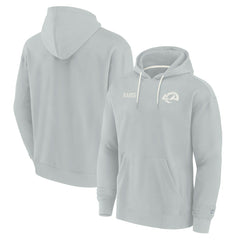 Fanatics Los Angeles Rams Unisex Elements Super Soft Fleece Pullover Hoodie Gray