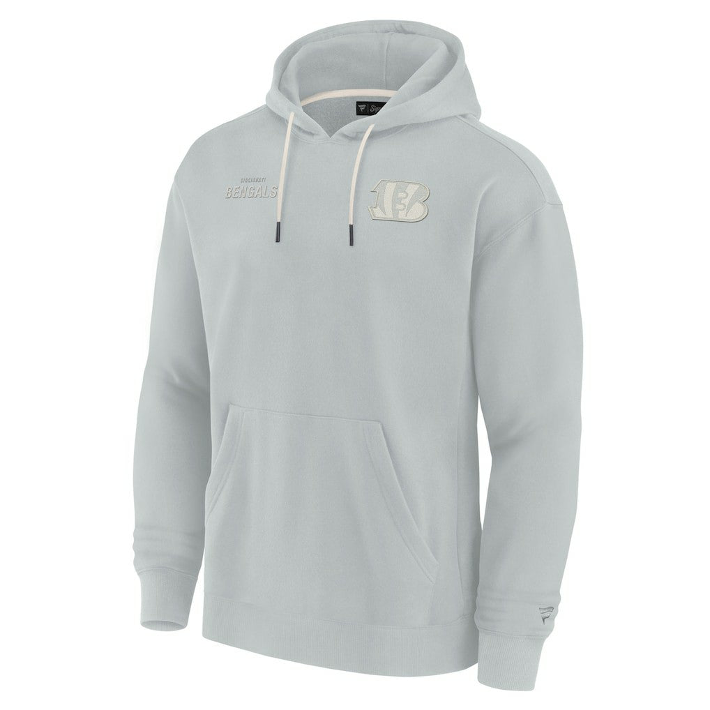 Fanatics Cincinnati Bengals Unisex Elements Super Soft Fleece Pullover Hoodie Gray