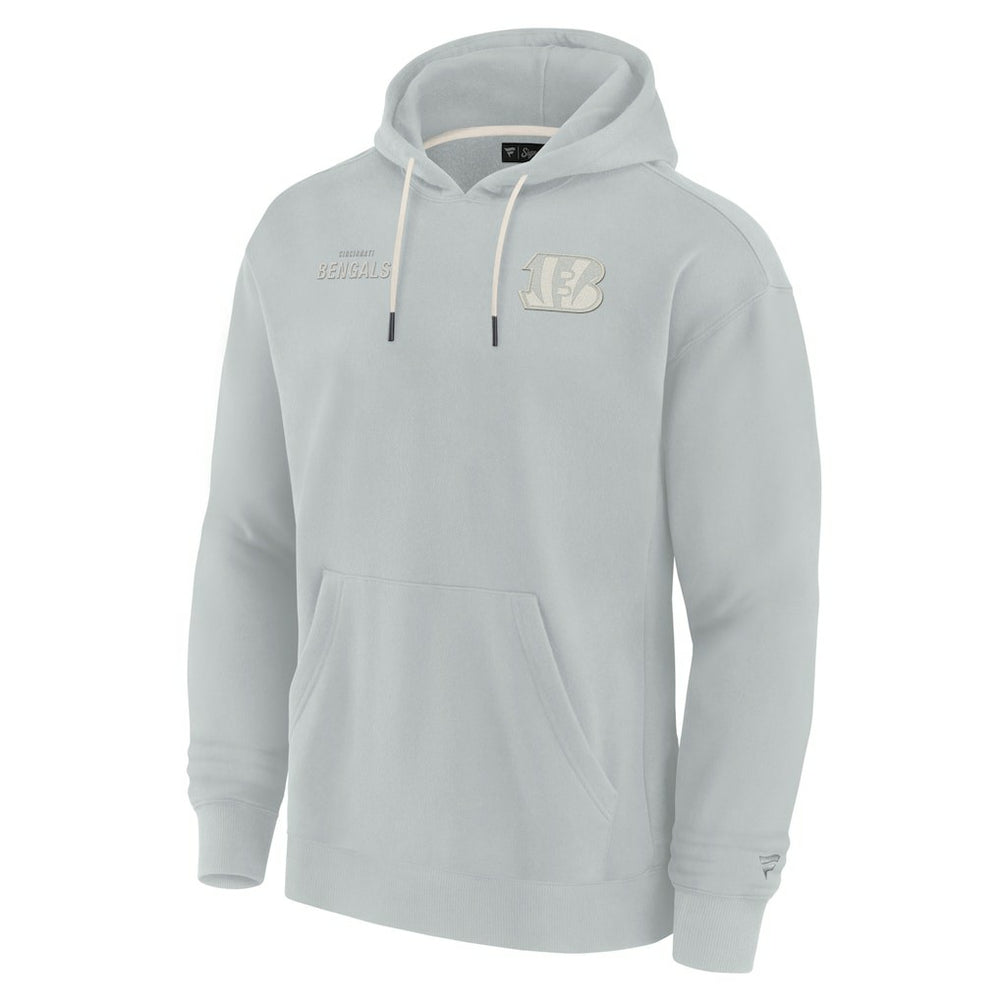 Fanatics Cincinnati Bengals Unisex Elements Super Soft Fleece Pullover Hoodie Gray
