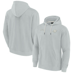 Fanatics Miami Dolphins Unisex Elements Super Soft Fleece Pullover Hoodie Gray