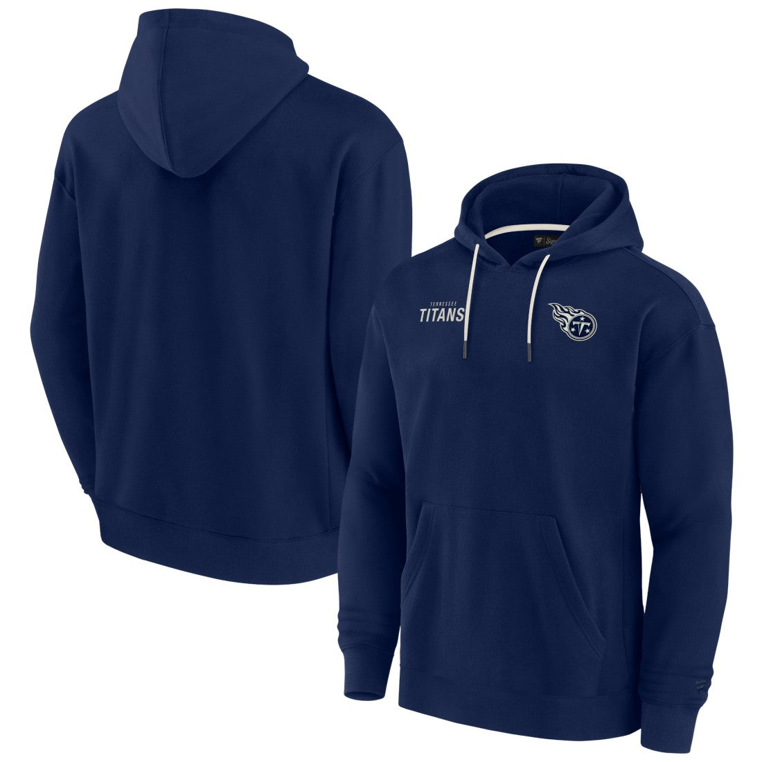 Fanatics Tennessee Titans Unisex Elements Super Soft Fleece Pullover Hoodie Navy