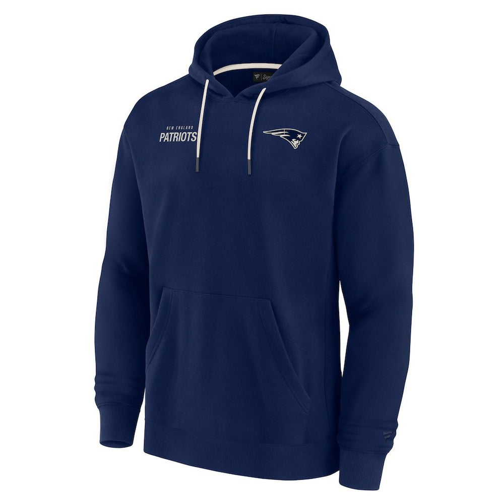 Fanatics New England Patriots Unisex Elements Super Soft Fleece Pullover Hoodie Navy