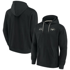 Fanatics New York Jets Unisex Elements Super Soft Fleece Pullover Hoodie Black