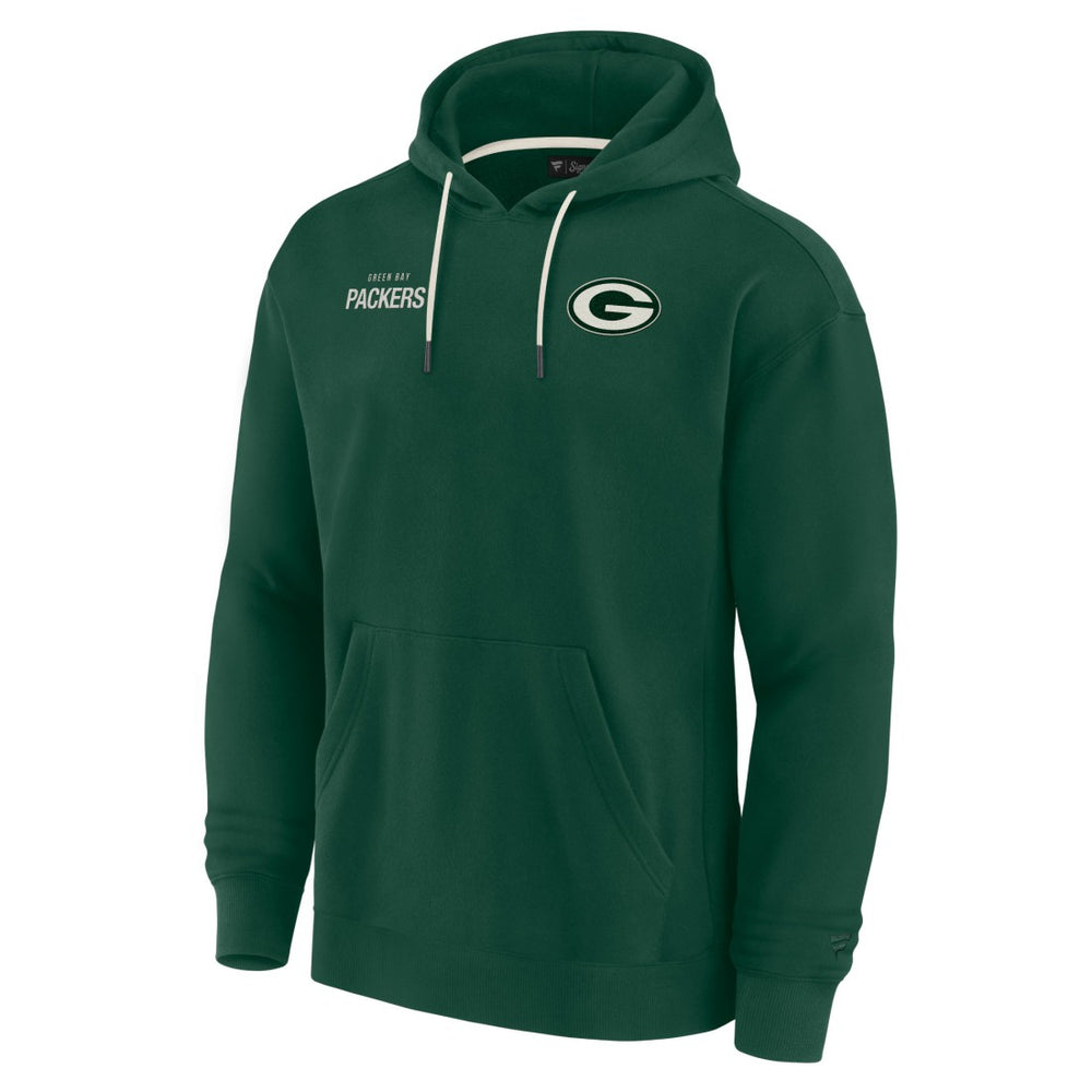 Fanatics Green Bay Packers Unisex Elements Super Soft Fleece Pullover Hoodie Green