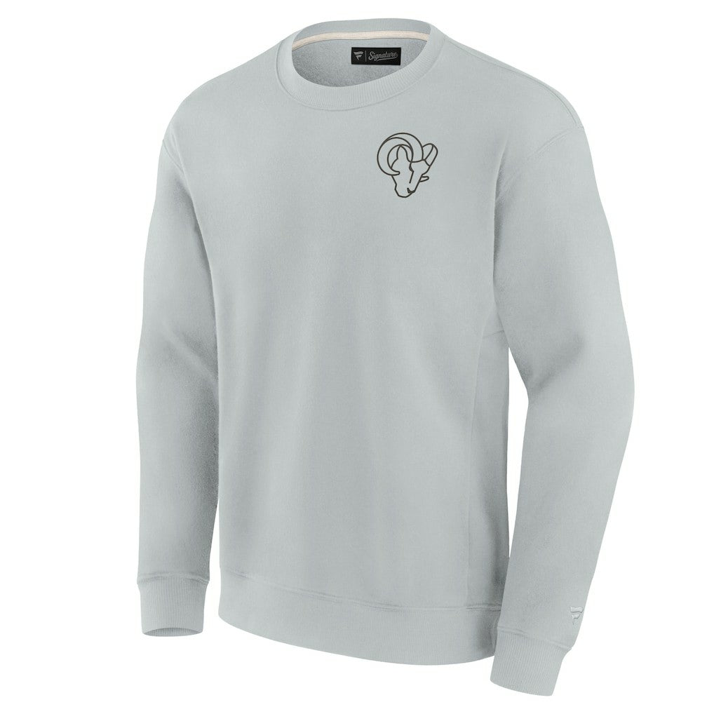 Fanatics Los Angeles Rams Unisex Elements Super Soft Pullover Sweatshirt Gray