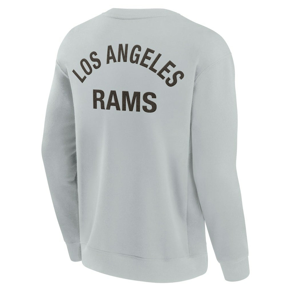 Fanatics Los Angeles Rams Unisex Elements Super Soft Pullover Sweatshirt Gray