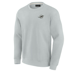 Fanatics Miami Dolphins Unisex Elements Super Soft Pullover Sweatshirt Gray