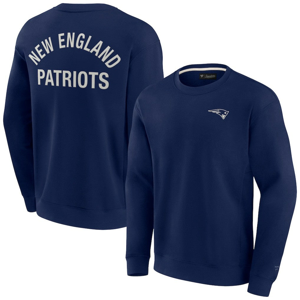 Fanatics New England Patriots Unisex Elements Super Soft Pullover Sweatshirt Navy