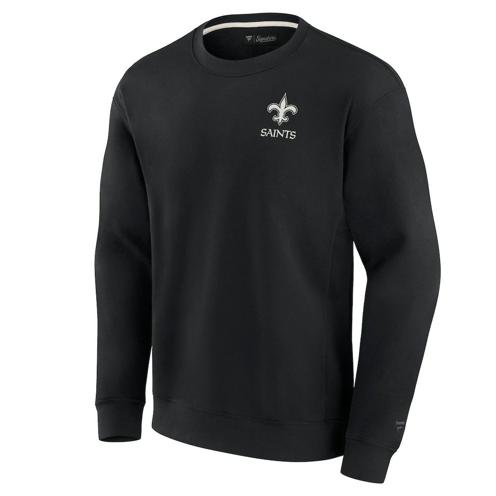 Fanatics New Orleans Saints Unisex Elements Super Soft Pullover Sweatshirt Black
