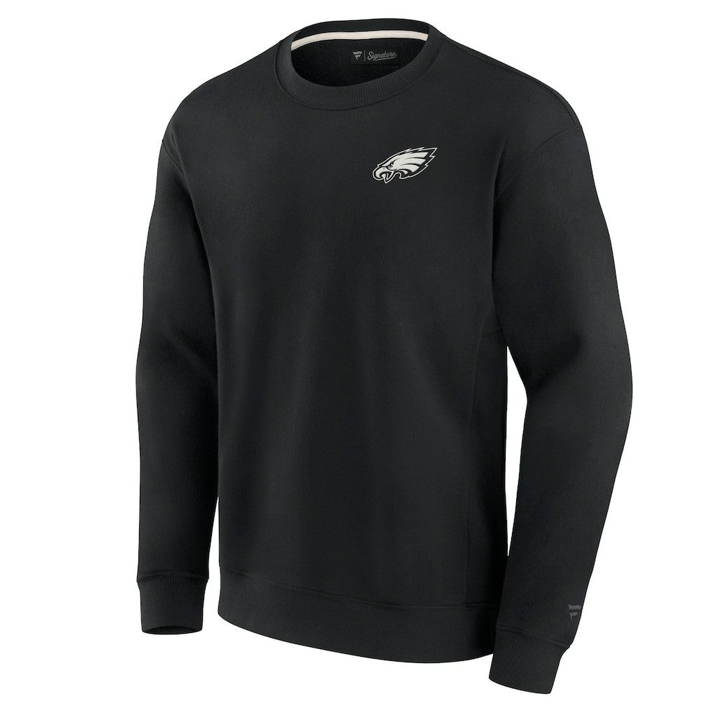 Fanatics Philadelphia Eagles Unisex Elements Super Soft Pullover Sweatshirt Black