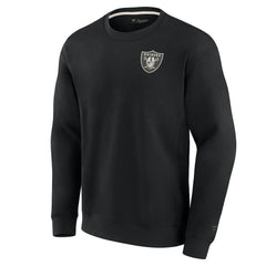 Fanatics Las Vegas Raiders Unisex Elements Super Soft Pullover Sweatshirt Black