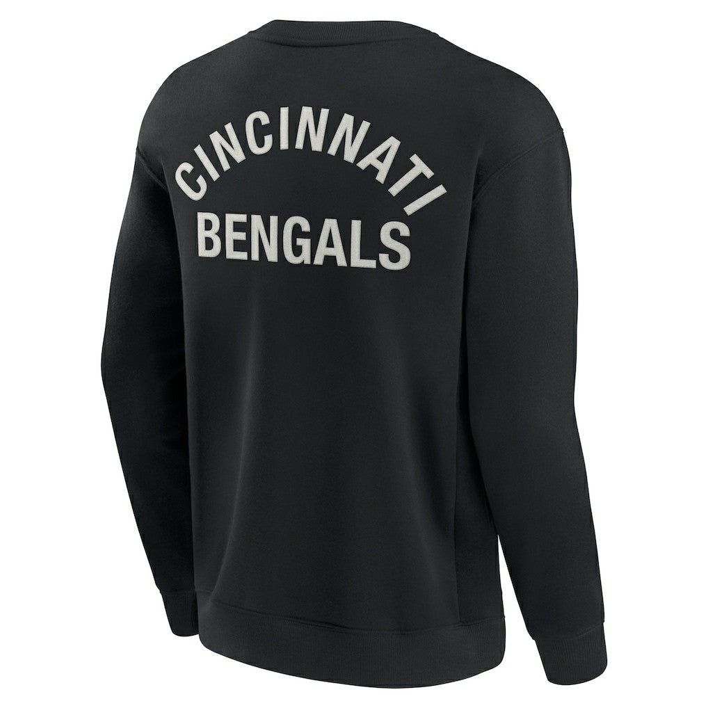 Fanatics Cincinnati Bengals Unisex Elements Super Soft Pullover Sweatshirt Black