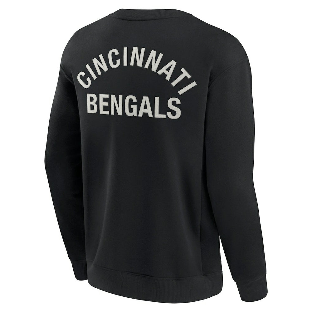 Fanatics Cincinnati Bengals Unisex Elements Super Soft Pullover Sweatshirt Black