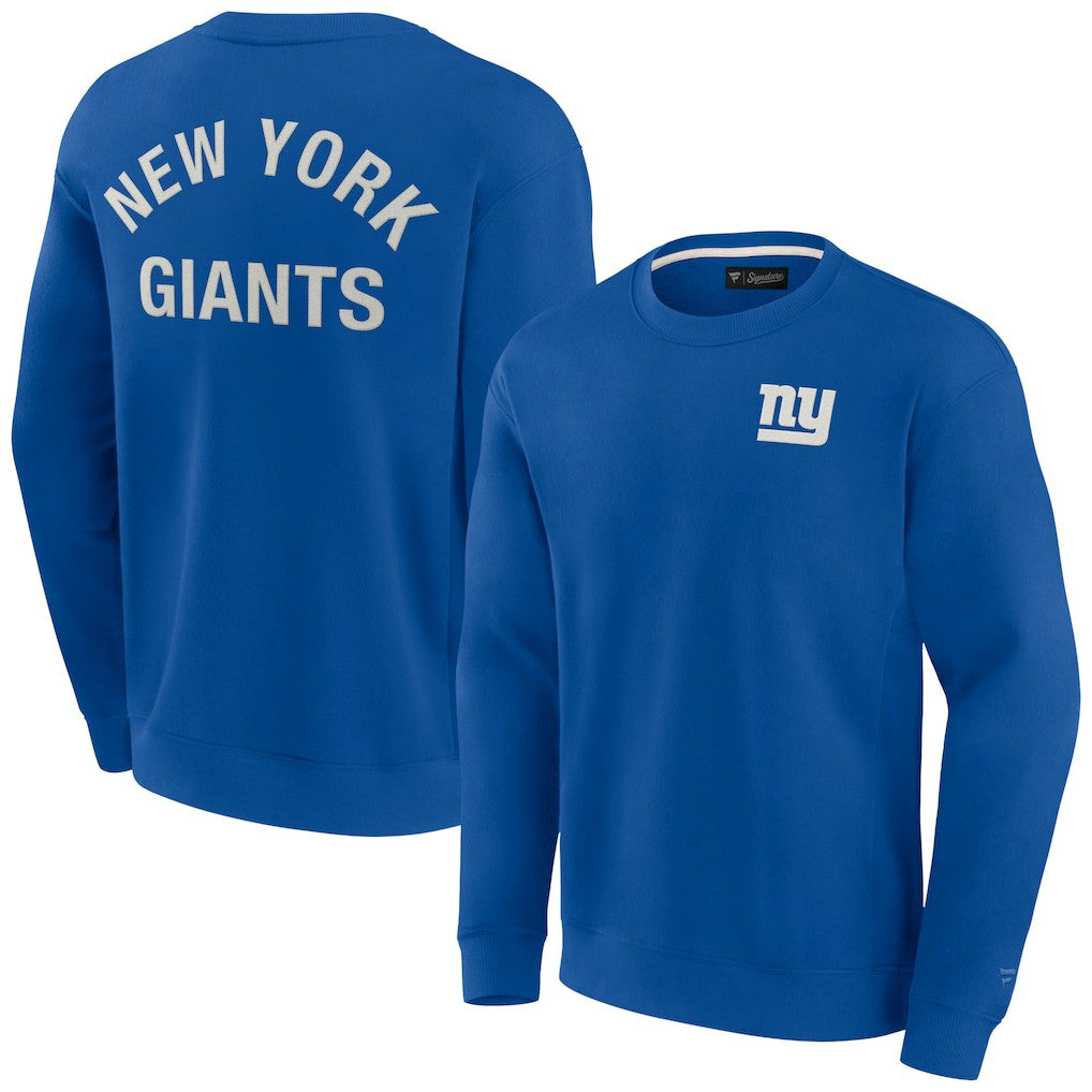 Fanatics New York Giants Unisex Elements Super Soft Pullover Sweatshirt Royal