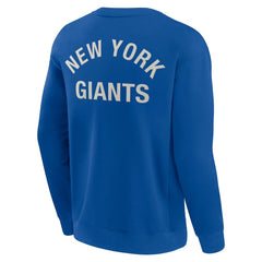 Fanatics New York Giants Unisex Elements Super Soft Pullover Sweatshirt Royal