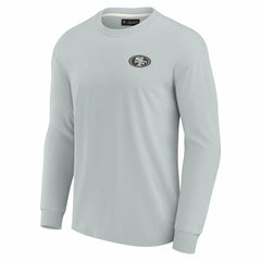 Fanatics San Francisco 49ers Unisex Elements Super Soft Long Sleeve T-Shirt Gray