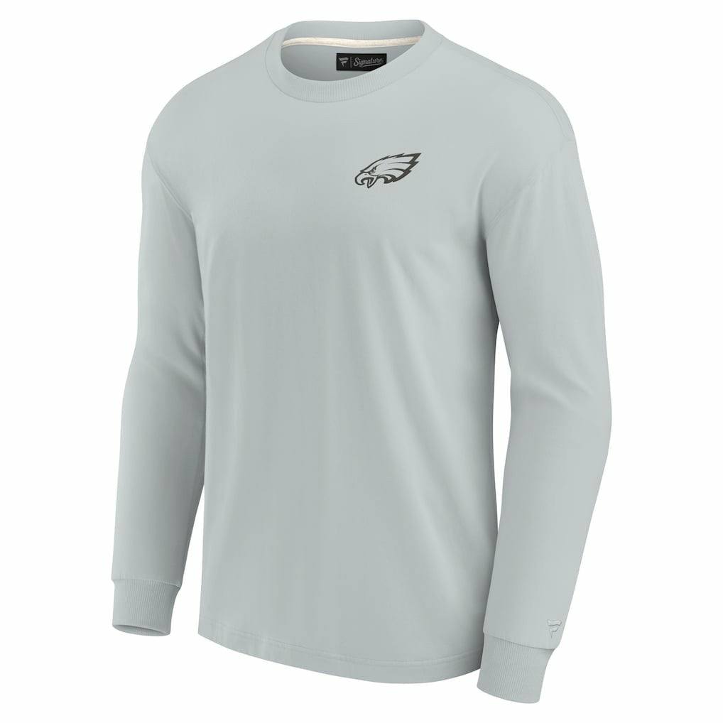 Fanatics Philadelphia Eagles Unisex Elements Super Soft Long Sleeve T-Shirt Gray