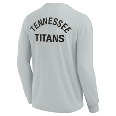 Fanatics Tennessee Titans Unisex Elements Super Soft Long Sleeve T-Shirt Gray