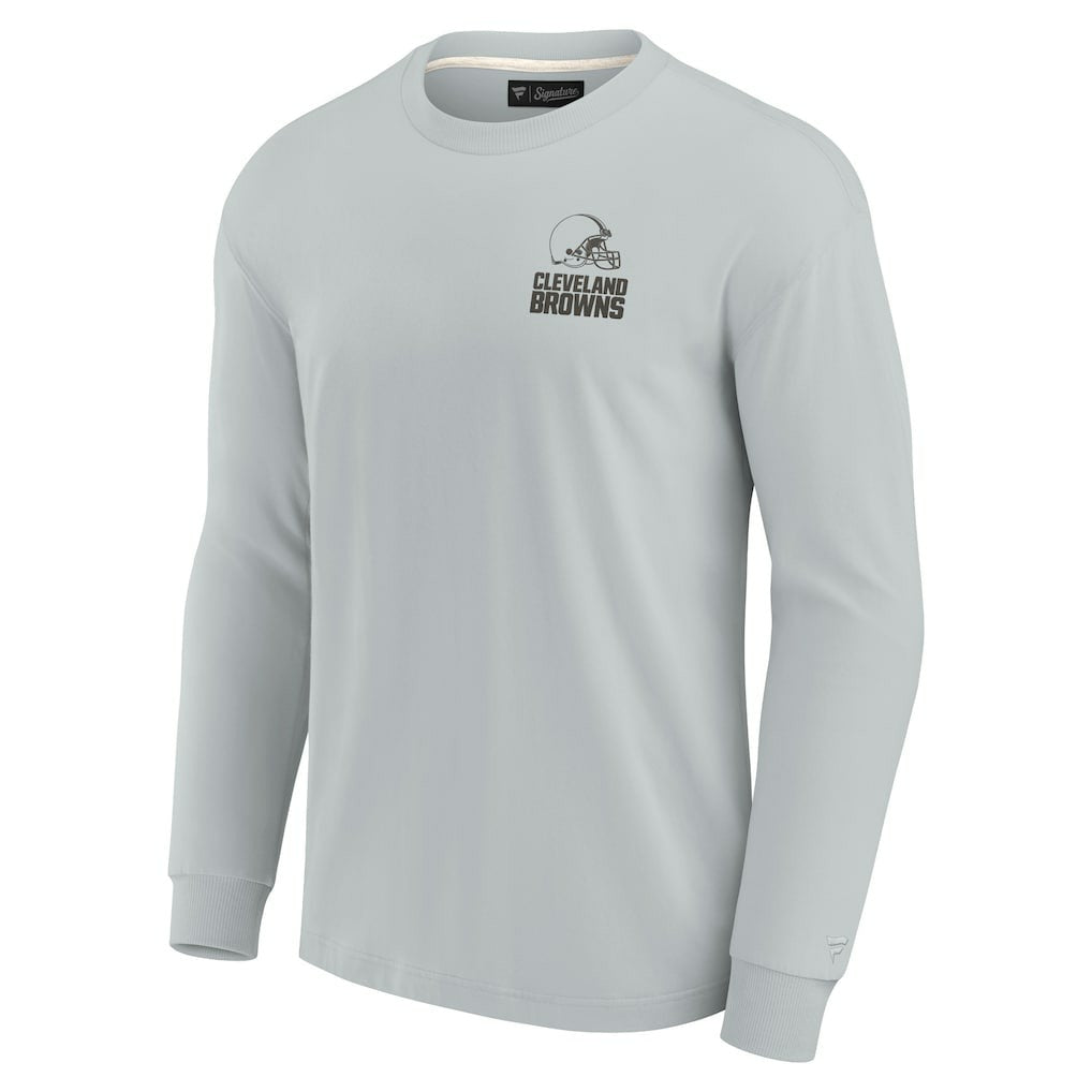 Fanatics Cleveland Browns Unisex Elements Super Soft Long Sleeve T-Shirt Gray