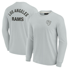 Fanatics Los Angeles Rams Unisex Elements Super Soft Long Sleeve T-Shirt Gray