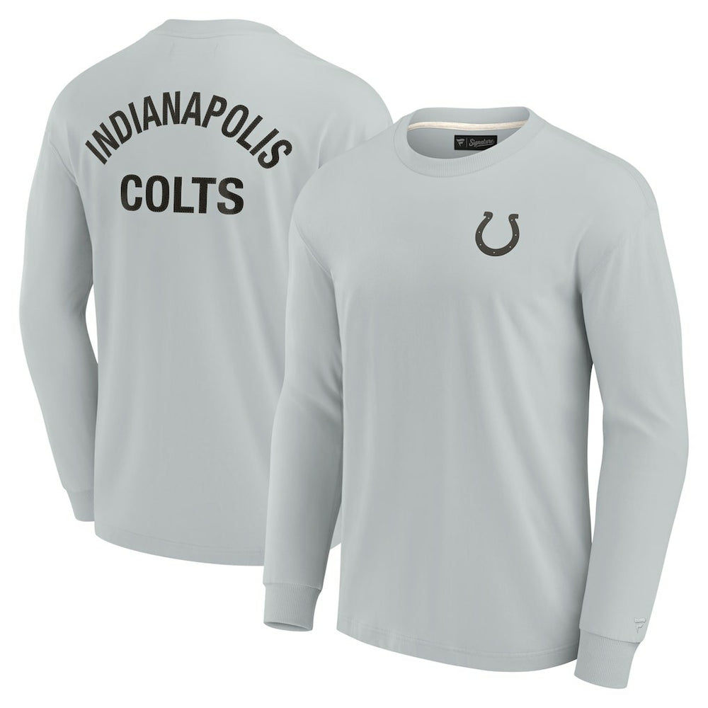 Fanatics Indianapolis Colts Unisex Elements Super Soft Long Sleeve T-Shirt Gray