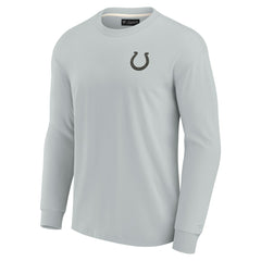 Fanatics Indianapolis Colts Unisex Elements Super Soft Long Sleeve T-Shirt Gray