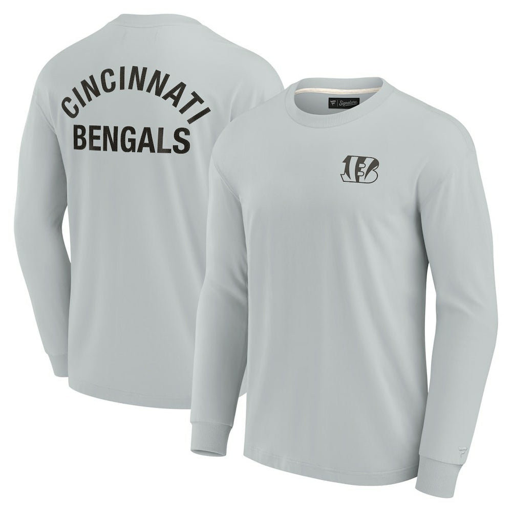 Fanatics Cincinnati Bengals Unisex Elements Super Soft Long Sleeve T-Shirt Gray