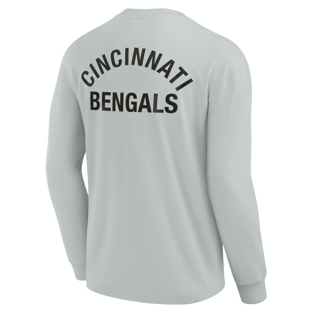 Fanatics Cincinnati Bengals Unisex Elements Super Soft Long Sleeve T-Shirt Gray