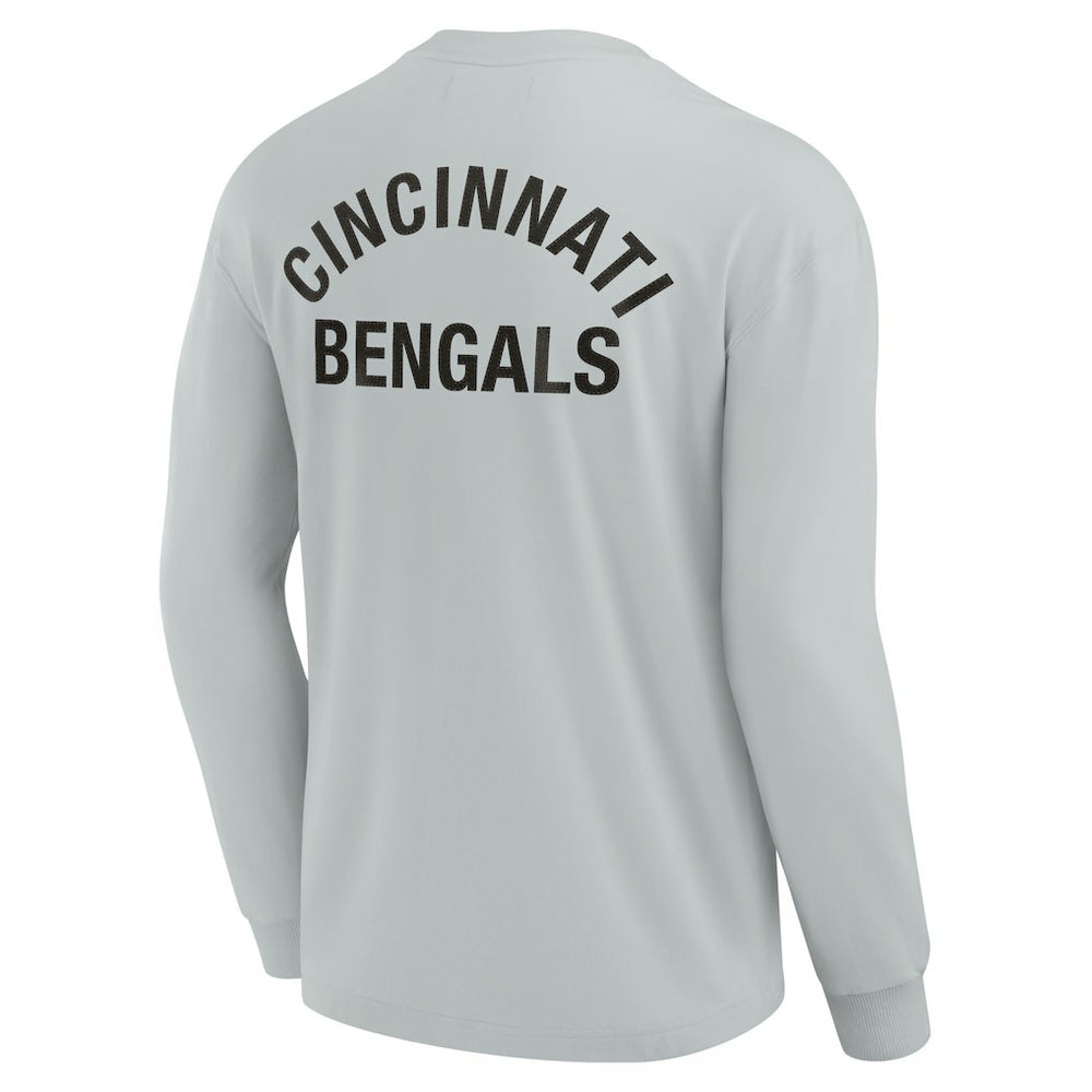 Fanatics Cincinnati Bengals Unisex Elements Super Soft Long Sleeve T-Shirt Gray