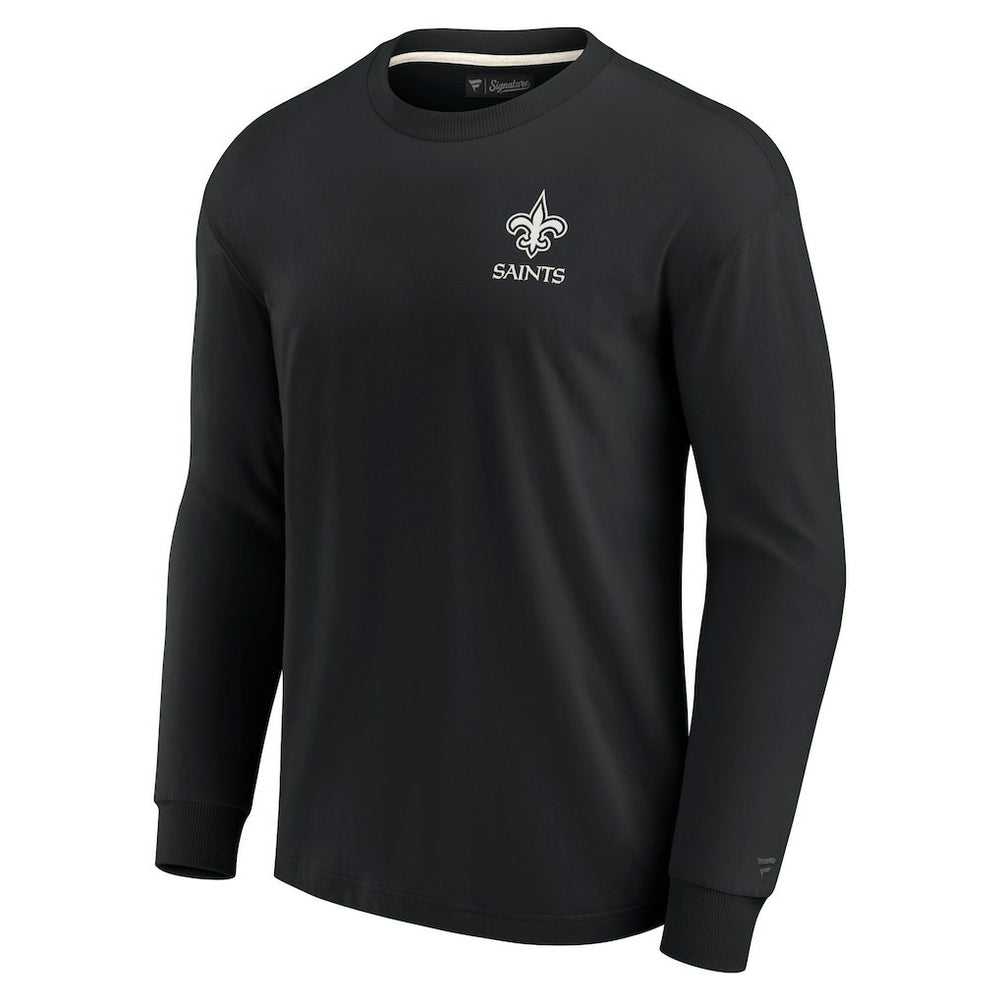 Fanatics New Orleans Saints Unisex Elements Super Soft Long Sleeve T-Shirt Black
