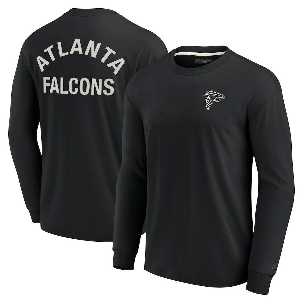 Fanatics Atlanta Falcons Unisex Elements Super Soft Long Sleeve T-Shirt Black