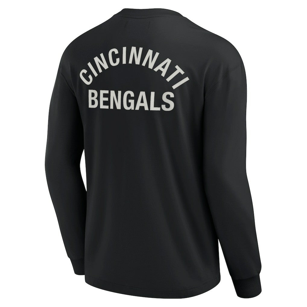 Fanatics Cincinnati Bengals Unisex Elements Super Soft Long Sleeve T-Shirt Black