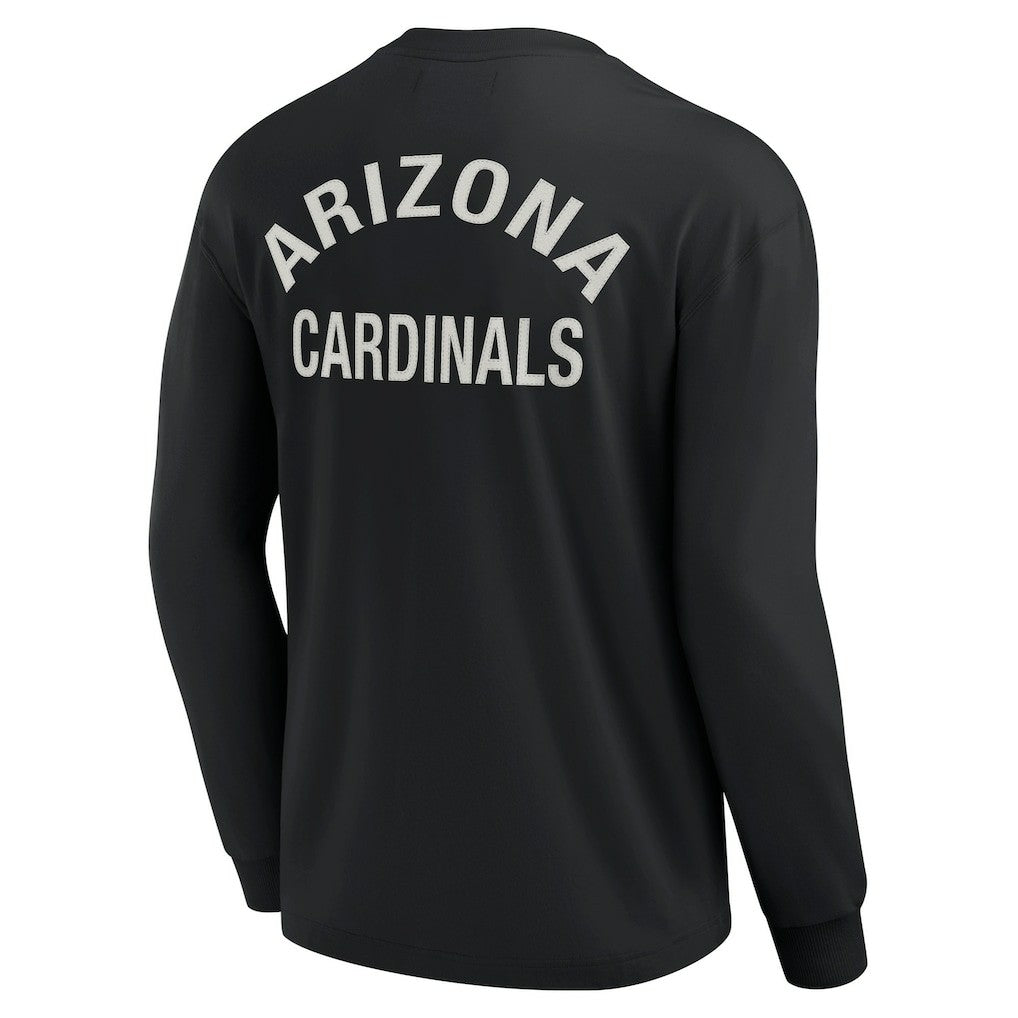 Fanatics Arizona Cardinals Unisex Elements Super Soft Long Sleeve T-Shirt Black