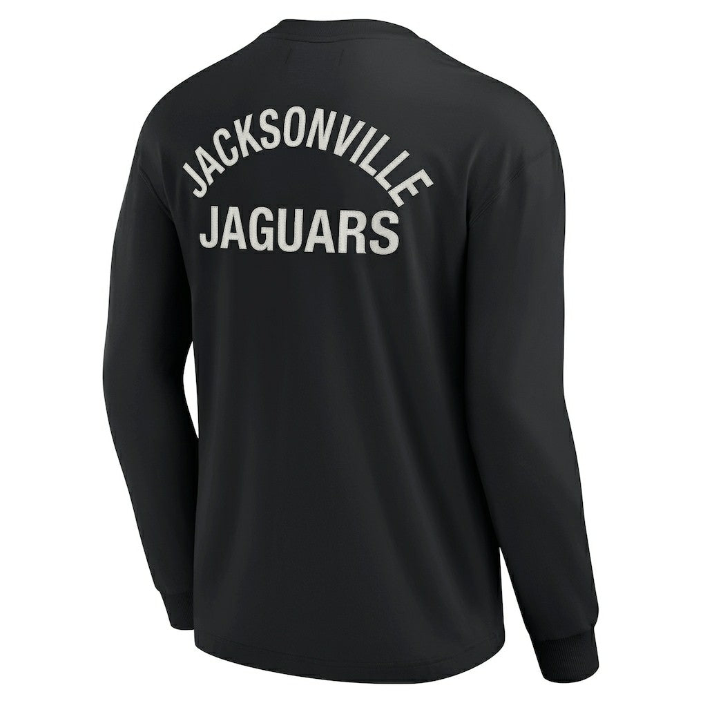 Fanatics Jacksonville Jaguars Unisex Elements Super Soft Long Sleeve T-Shirt Black