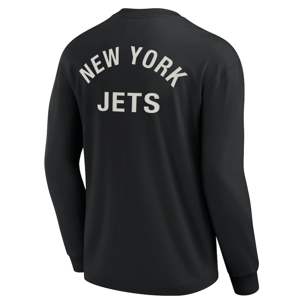 Fanatics New York Jets Unisex Elements Super Soft Long Sleeve T-Shirt Black