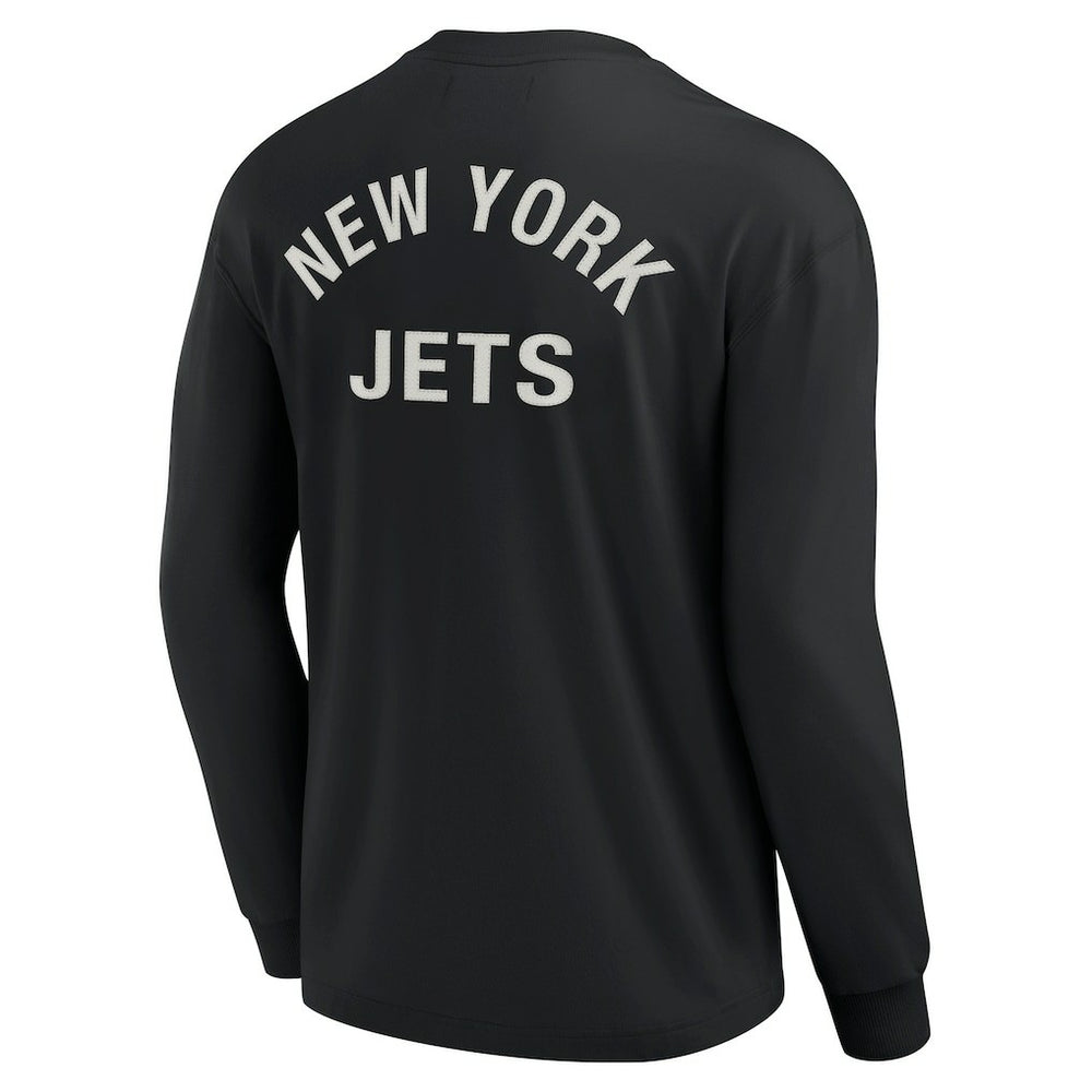 Fanatics New York Jets Unisex Elements Super Soft Long Sleeve T-Shirt Black