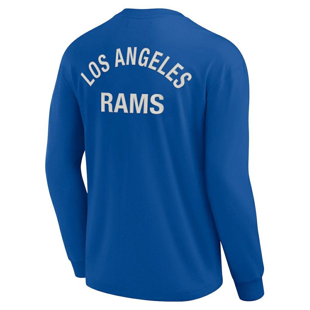 Fanatics Los Angeles Rams Unisex Elements Super Soft Long Sleeve T-Shirt Royal