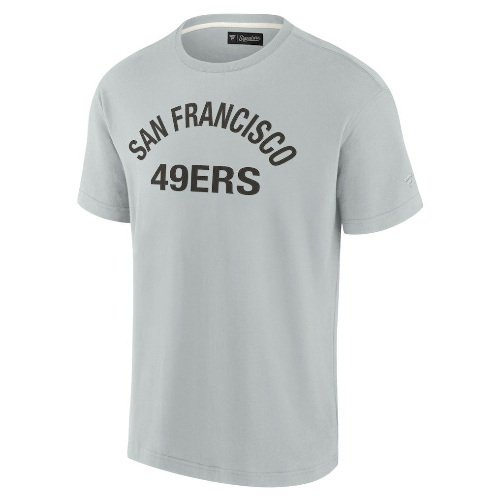Fanatics San Francisco 49ers Unisex Elements Super Soft Short Sleeve T-Shirt Gray
