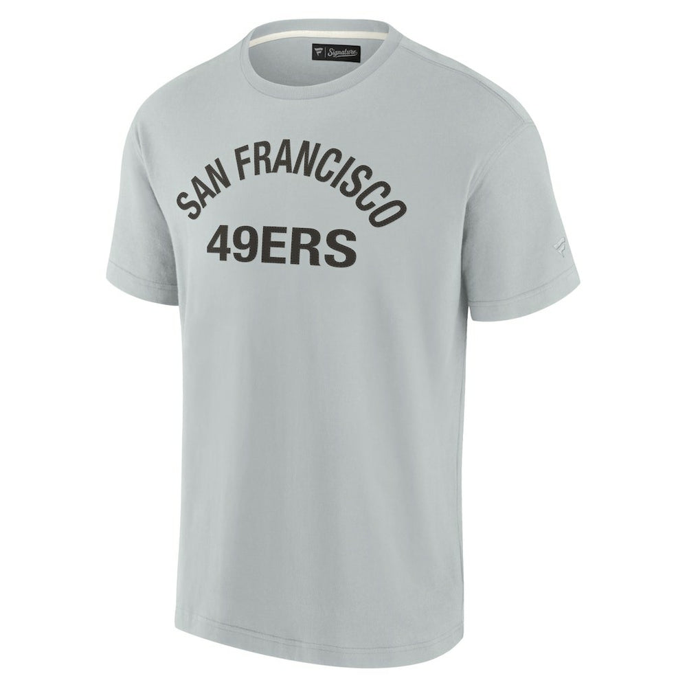 Fanatics San Francisco 49ers Unisex Elements Super Soft Short Sleeve T-Shirt Gray