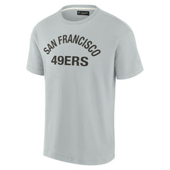Fanatics San Francisco 49ers Unisex Elements Super Soft Short Sleeve T-Shirt Gray