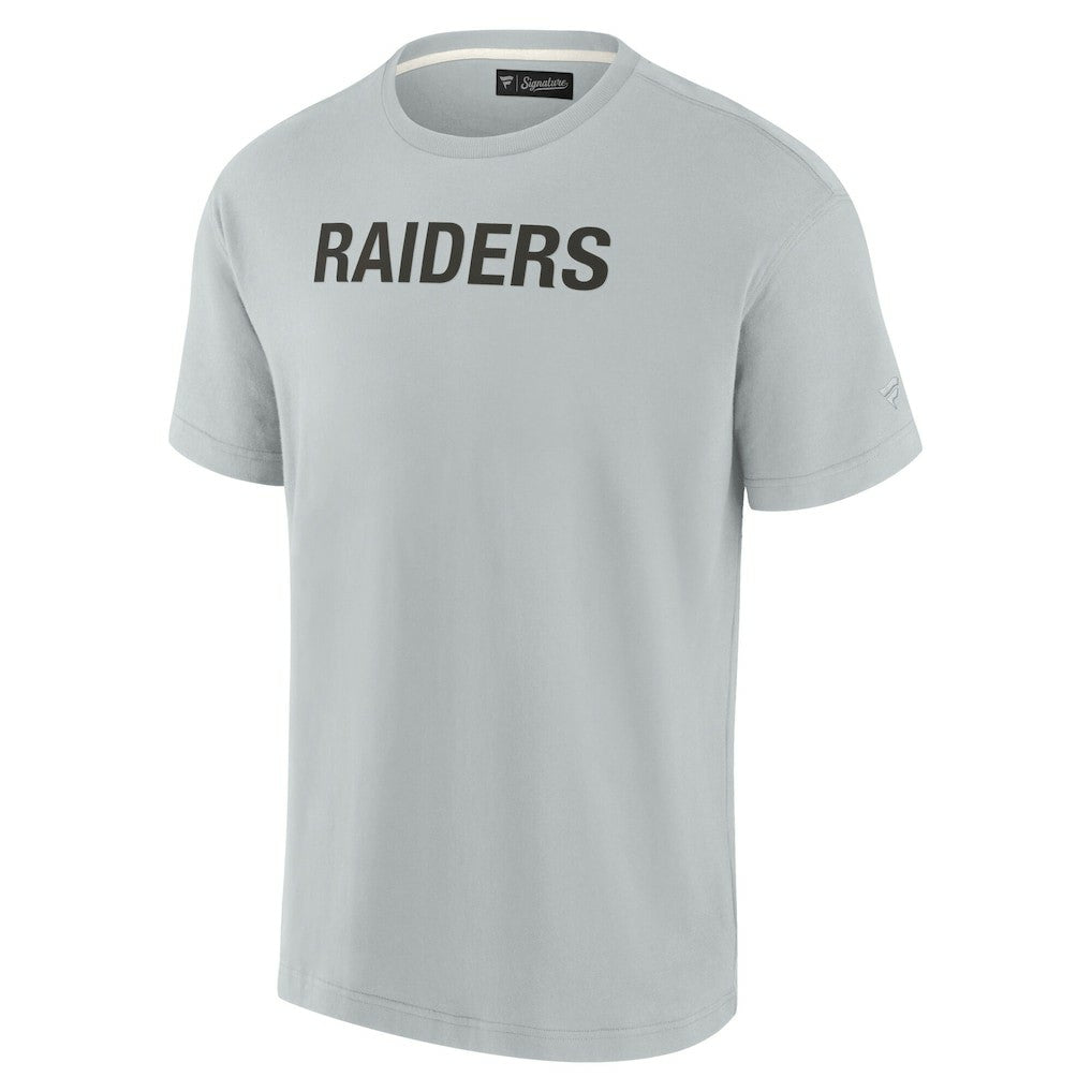 Fanatics Las Vegas Raiders Unisex Elements Super Soft Short Sleeve T-Shirt Gray