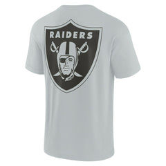Fanatics Las Vegas Raiders Unisex Elements Super Soft Short Sleeve T-Shirt Gray